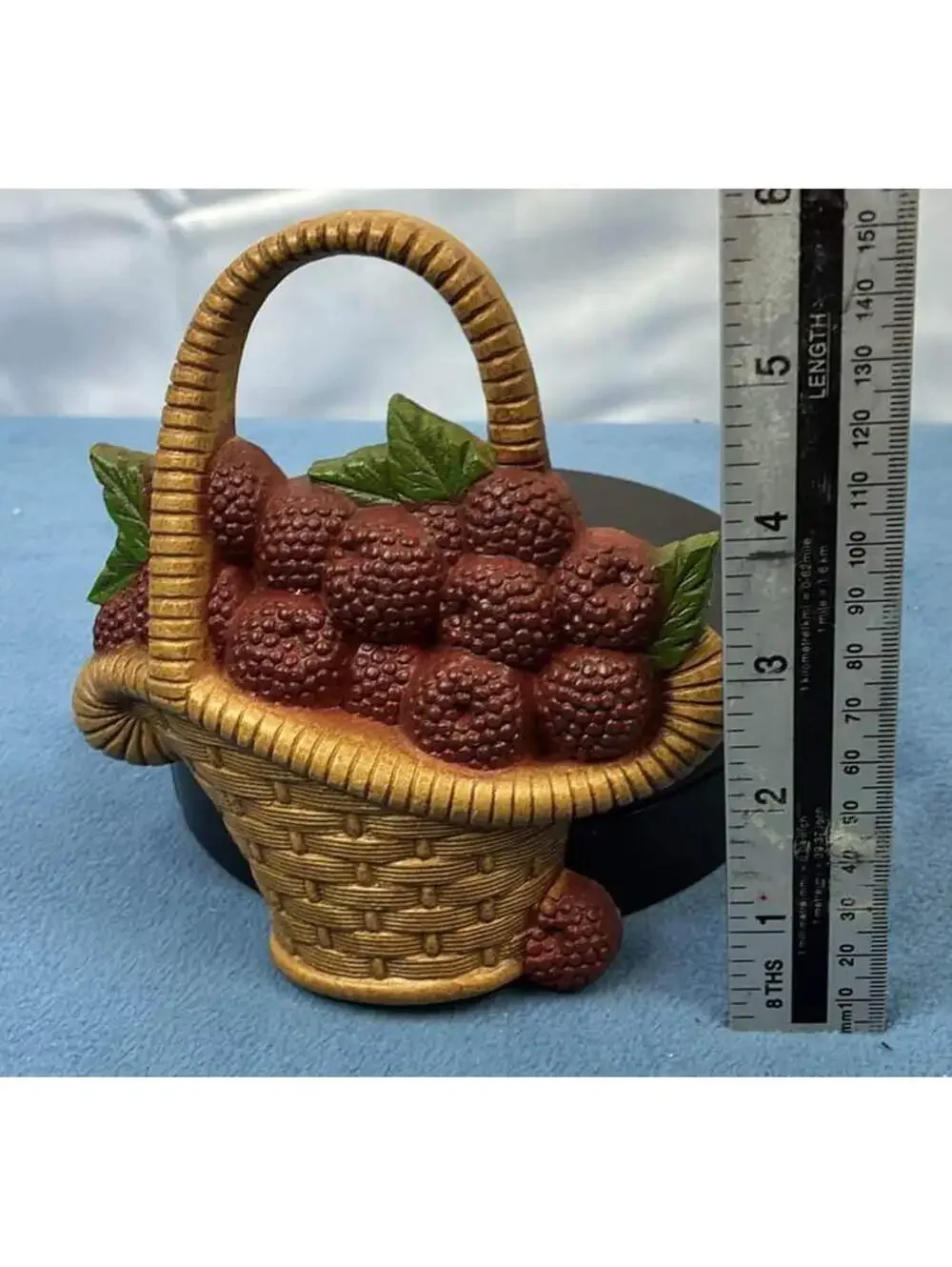 Vintage 1985 Burwood Products Co. Fruit Basket Wall Decor Set